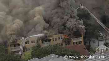 Multiple patients, employee shot after massive fire at Temple Court apartments in Miami