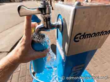 City adds new water bottle filling stations to support vulnerable Edmontonians during extreme heat