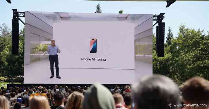 Apple announces macOS Sequoia with iPhone mirroring and Apple Intelligence