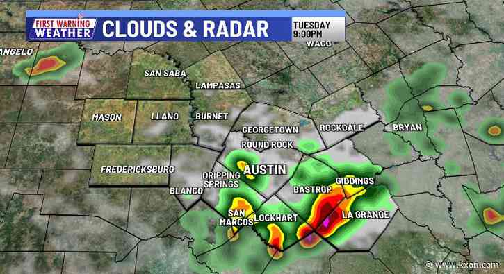 On and off storms through Wednesday