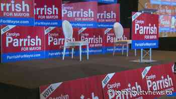 Carolyn Parrish leading in Mississauga mayoral race, with more than 96 per cent of polls reporting