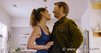 Watch Glen Powell and Adria Arjona Fight and Flirt in ‘Hit Man’