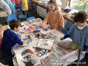 Wirral pupils artwork displayed in the National STEM Centre