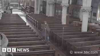 Vicar bereft over theft of church lectern eagle