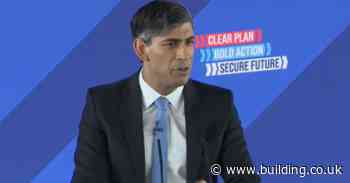 Sunak pledges to revive Help To Buy at Conservative manifesto launch