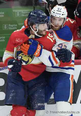 Matthew Tkachuk poised to re-enter Edmonton fray with Panthers up 2-0 in Cup final