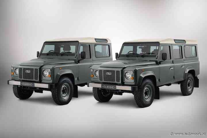 Oude Land Rover Defender maakt rentree als Works V8 Daktari Edition