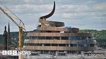 Edinburgh 'walnut whip' hotel put up for sale