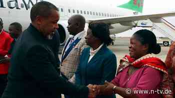 Maschine war verschollen: Malawis Vizepräsident Chilima stirbt bei Flugzeugabsturz