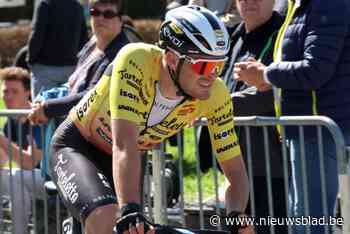 Arne Santy op het podium in Belsele