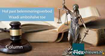 Hof past belemmeringsverbod Waadi ambtshalve toe