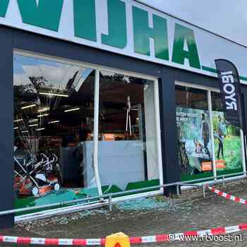 Ramkraak in Hardenberg, dader ontkomt na achtervolging