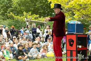 Primrose Hill summer garden party in Chalcot Square