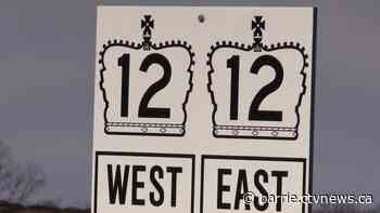 Fiery crash in Ramara Township closes Highway 12