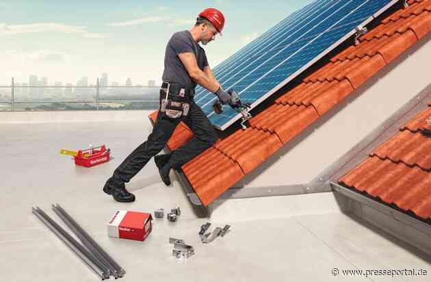 Befestigungsspezialist fischer auf der Messe Intersolar Europe / Sonnige Aussichten für zukunftssichere Solaranlagen