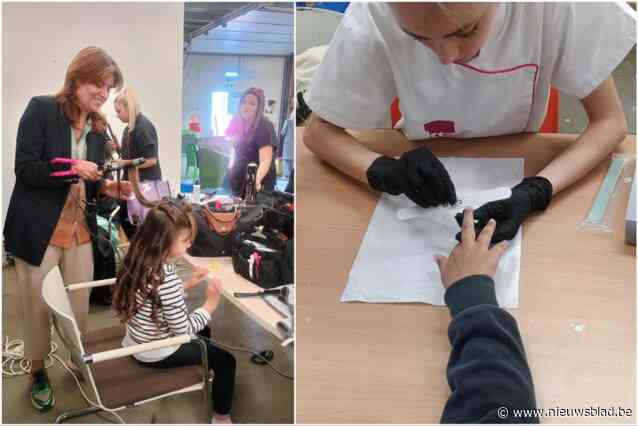 Leerlingen KTA Brugge trakteren bewoners opvangcentrum op verwendag