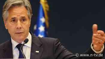 Hamas fordert Änderungen am Plan: Blinken zu Waffenruhe in Gaza: "Geschacher muss aufhören"