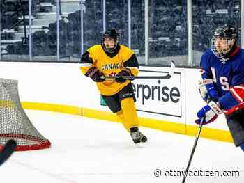 He became legally blind in his 20s. Now he plays hockey on Team Canada