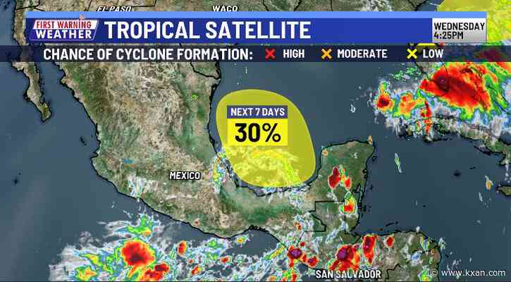 Sunnier and hotter pattern, but watching the Gulf