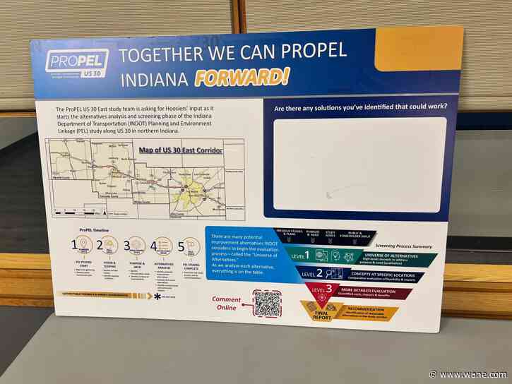 US 30 propel study aware of ongoing traffic and crash issues