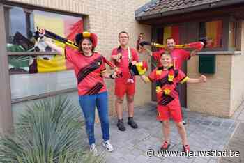 Gezin zorgt toch voor extra kleur in straatbeeld in aanloop naar het EK: “Hopelijk verschijnt onze driekleur na enkele matchen van de Duivels overal”