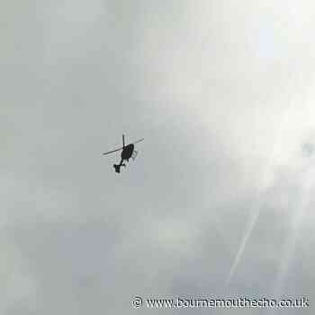 Police search for man who fled crash in Canford Heath