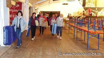 Frauen übernehmen Zeltwache bei Greimhartinger Feuerwehrfest