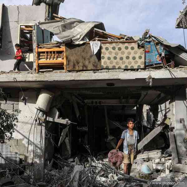 Palestinian architects are "banging on the door" to get into Gaza