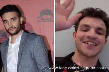 Corrie's Alex Bain taking part in Tom Parker football match