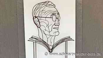 Calwer Kunst in Berlin: Skulptur von Calwer Künstler Lothar Hudy steht im Kanzleramt