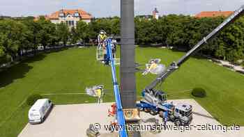 Die 30 schönsten Bilder vom Aufbau des Lichtparcours Braunschweig