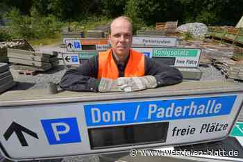 Altes Parkleitsystem für Partykeller oder Garage