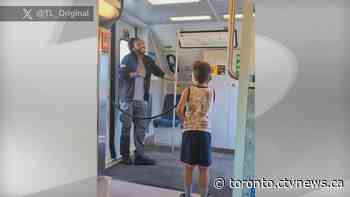 'They were clapping for me:' Train employee lets seven-year-old transit enthusiast announce next stop north of Toronto