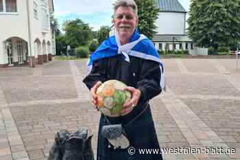 Großer Fußballfan mit Herz und Kilt