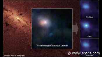 NASA telescope spots 'cosmic fireworks' and faint echos from the Milky Way's supermassive black hole