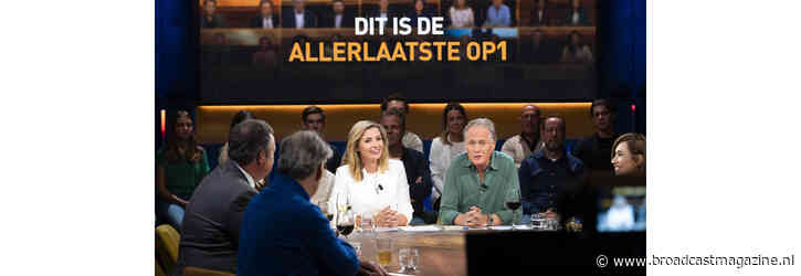 Doek is gevallen voor talkshow Op1