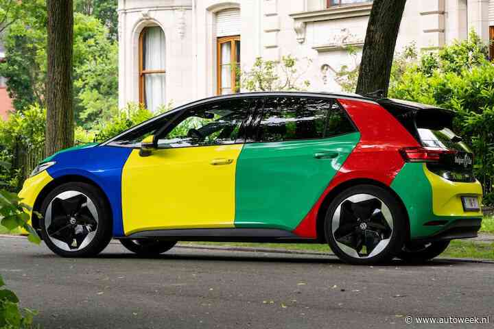 Volkswagen ID3 als kleurrijke Harlekin