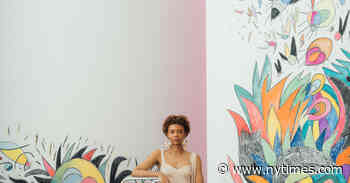 Tadáskía Makes Her U.S. Debut, Drawing on the Walls at MoMA