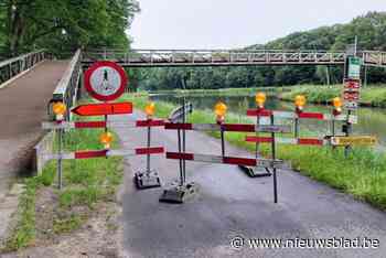 Kanaalpad tussen fietsbrug en Sas 4-toren weldra weer open voor fietsers