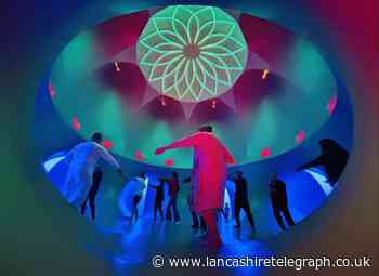 Giant inflatable art installation for Accrington gallery