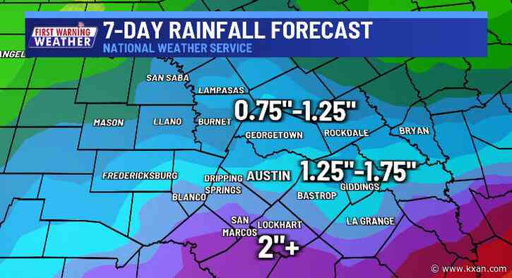 Near 100º this weekend as next week trends wetter