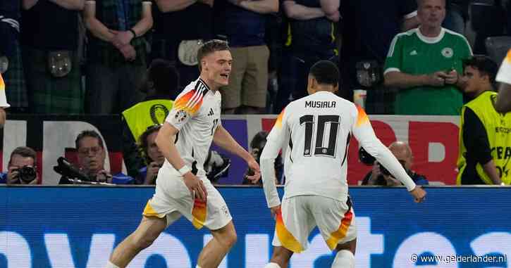 Duitsland haalt in openingsduel direct uit tegen machteloos tiental Schotland en breekt EK-record