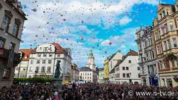 Erleichertung über Festnahme: Tausende Döbelner trauern um neunjährige Valeriia