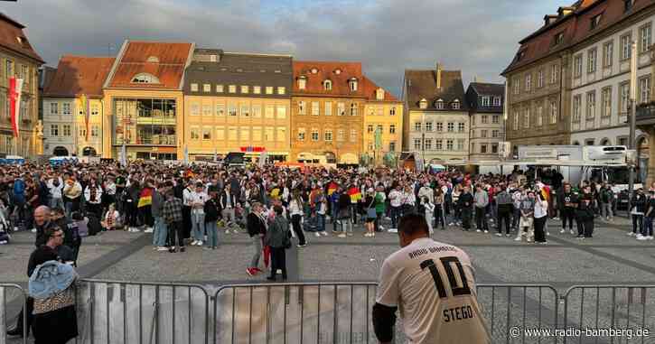 Beste Stimmung auf der Radio Bamberg Fanmeile
