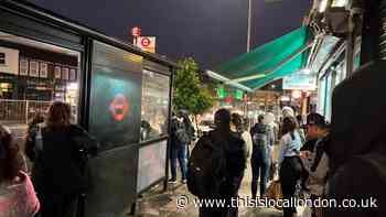 Colindale station commuters struggle during closure