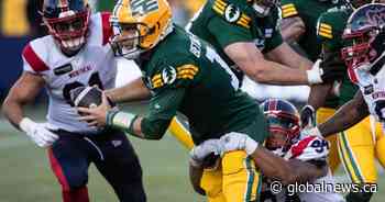 Montreal Alouettes hold on for 23-20 victory over Edmonton Elks
