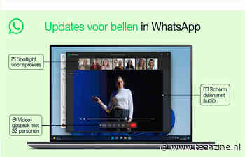 WhatsApp breidt het aantal deelnemers voor een videocall uit tot 32