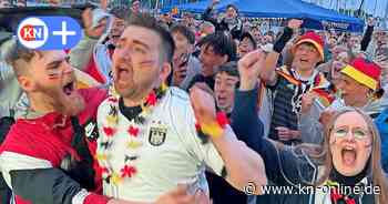 Public Viewing in Eckernförde: 350 Leute zum EM-Auftakt am Hafen