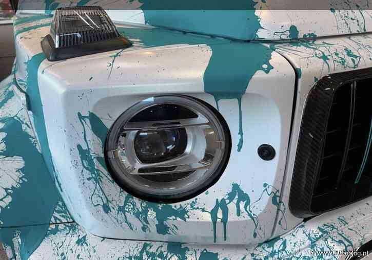 Koop deze Brabus Mercedes G-Klasse met een paar vreemde likjes verf