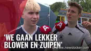 Schotse en Duitse voetbalfans in de stad klaar voor eerste EK-wedstrijd